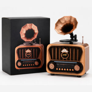 MZ S671 Retro Radio Speaker – Vintage Bluetooth Music System