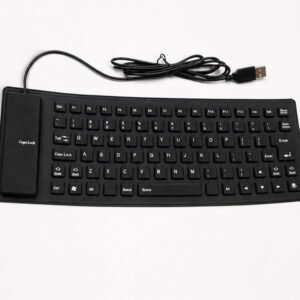 Flexible USB Silicone Keyboard – Foldable Waterproof Portable Keyboard